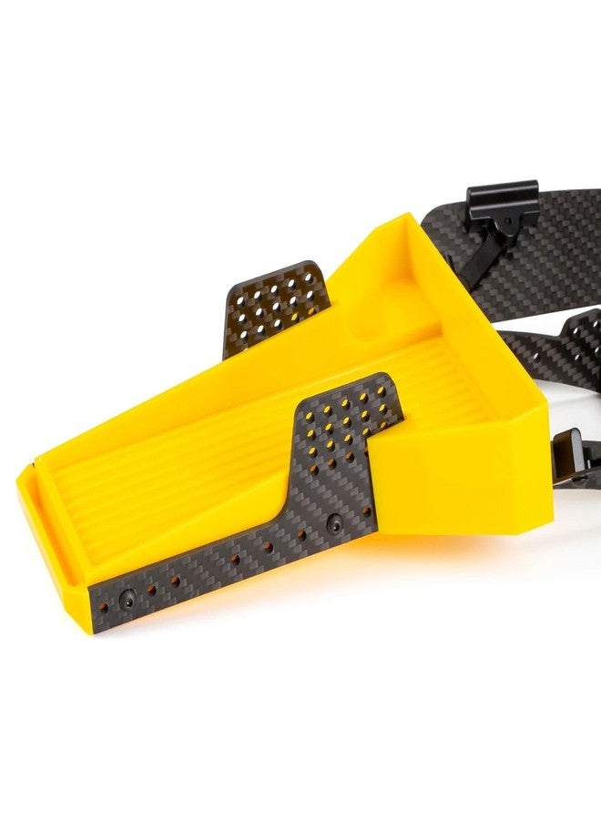 CobraCrawler 1/10 LCG Crawler Cheater Bed RC Rock Truck ABS Molded Bed Black/Yellow/Green for Gspeed G-Shot V3 V4 FS Chassis Power Wagon Mojav Body Cab (Yellow) - Image 5